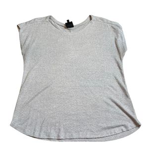 BOBEAU GRAY KNIT TOP - 48 SMALL