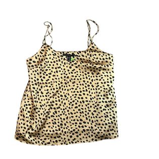 F21 ANIMAL PRINT SATIN CAMI SMALL