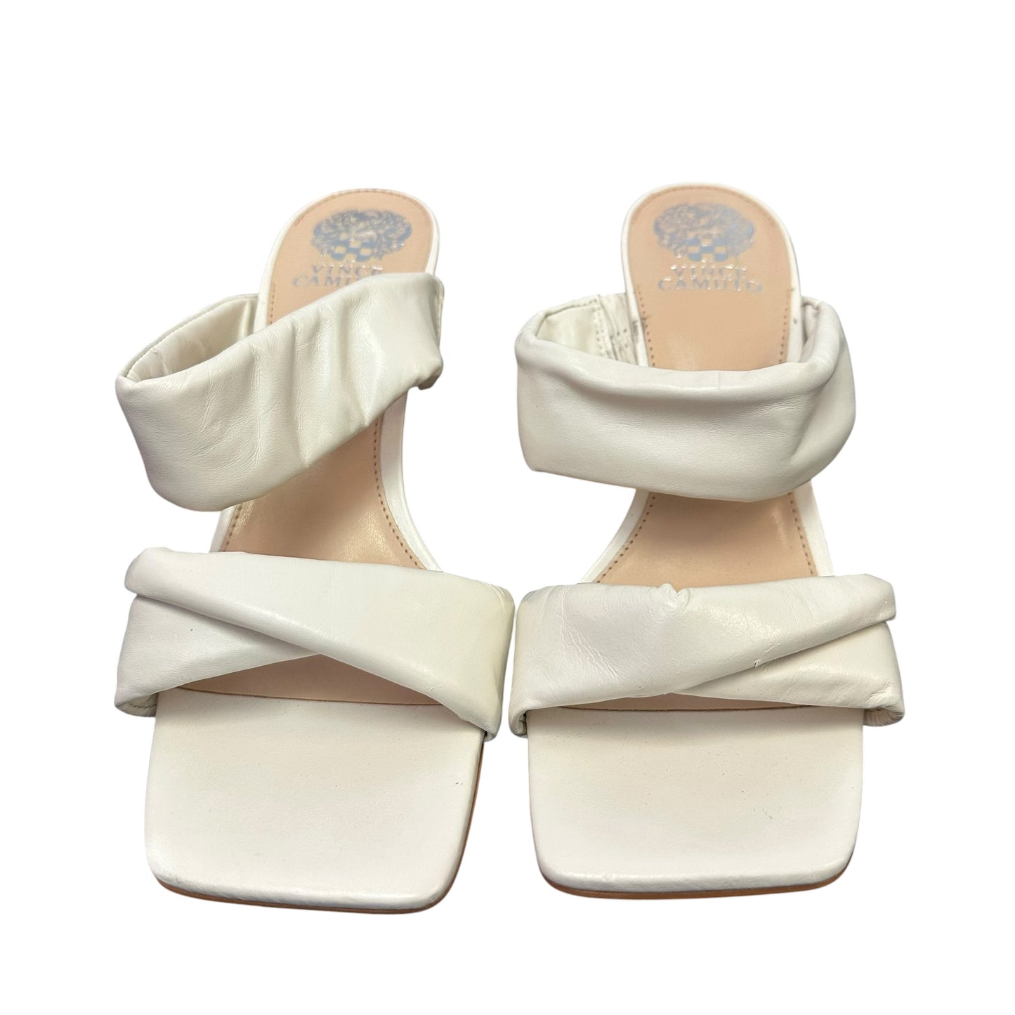 VINCE CAMUTO BEIGE HEELS BRISETTE NEW 54 SZ 10
