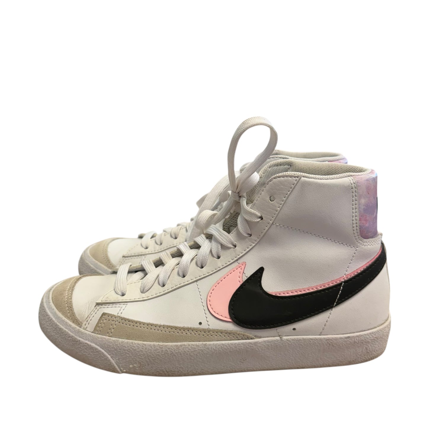 NIKE BLAZER MID 77 SE GS WHITE ARTIC PUNCH SNEAKERS 248 SZ 6Y/7.5 W