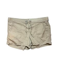 BOUTIQUE KHAKI DRAWSTRING SHORTS 18W - 168