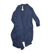 ZENANA NAVY OPEN CARDIGAN - 114 SMALL