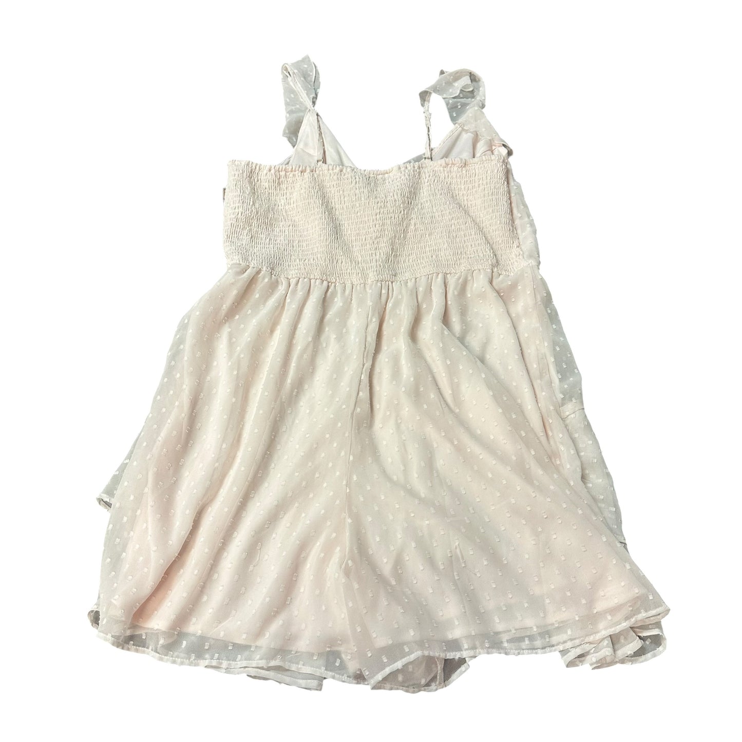 SINCERELY JULES LIGHT PASTEL PINK ROMPER CHIFFON NWT 100 XL