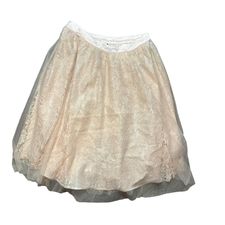 FOREVER 21 PINK TULLE LACE SKIRT LARGE -167