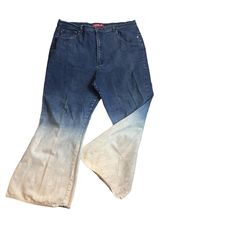 ZANA-DI OMBRÉ BLEACHED JEANS SZ 24 100