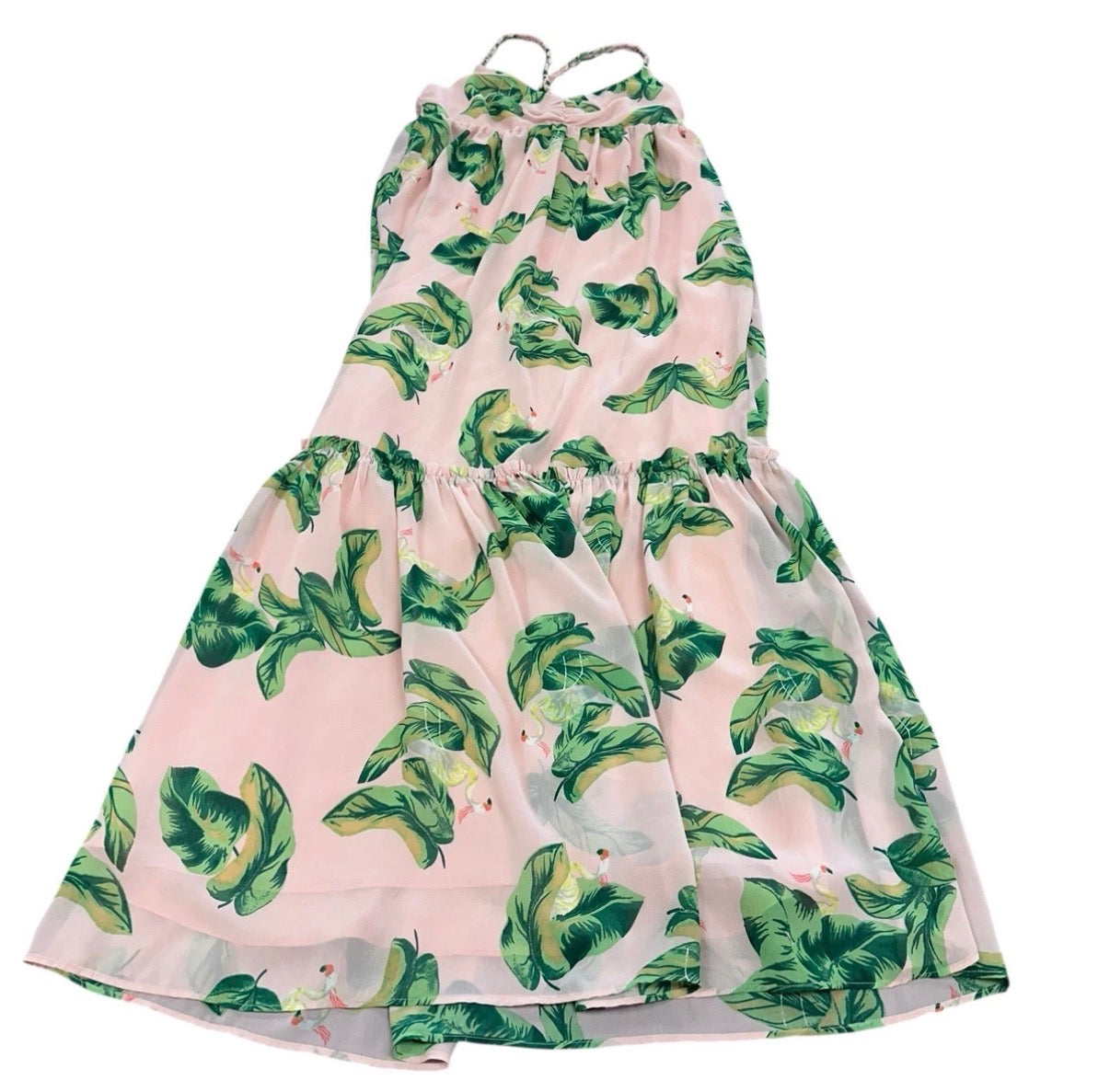 THE WEBSTER AT TARGET DRESS PINK MAXI FLAMINGO TROPICAL 139 SZ 6