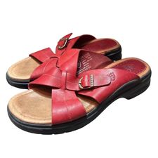 ARIAT RED SANDALS SZ 8