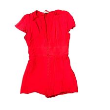 HONEY PUNCH RED ROMPER LARGE (8ish)