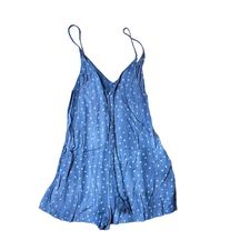 IMPRESSIONS CHAMBRAY ROMPER SMALL