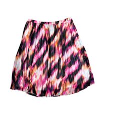 WORTHINGTON COLORFUL PLEATED SKIRT - 2 SZ 10