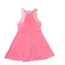 MM COUTURE FIT FLARE PINK DRESS LARGE