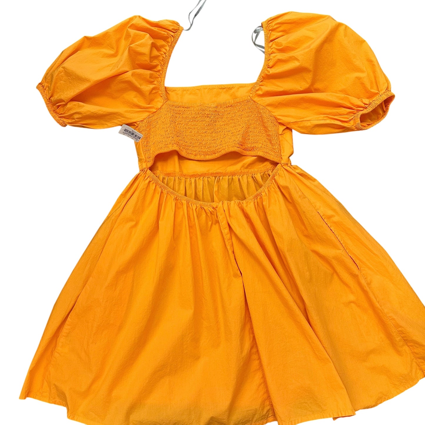 A NEW DAY ORANGE TIERED DRESS 100 SMALL
