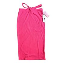 FUTURE COLLECTIVE PINK RIBBED SKIRT MEDIUM NWT