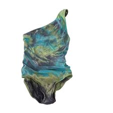 TIE DYE ONE SHOULDER ONE PIECE SZ 12