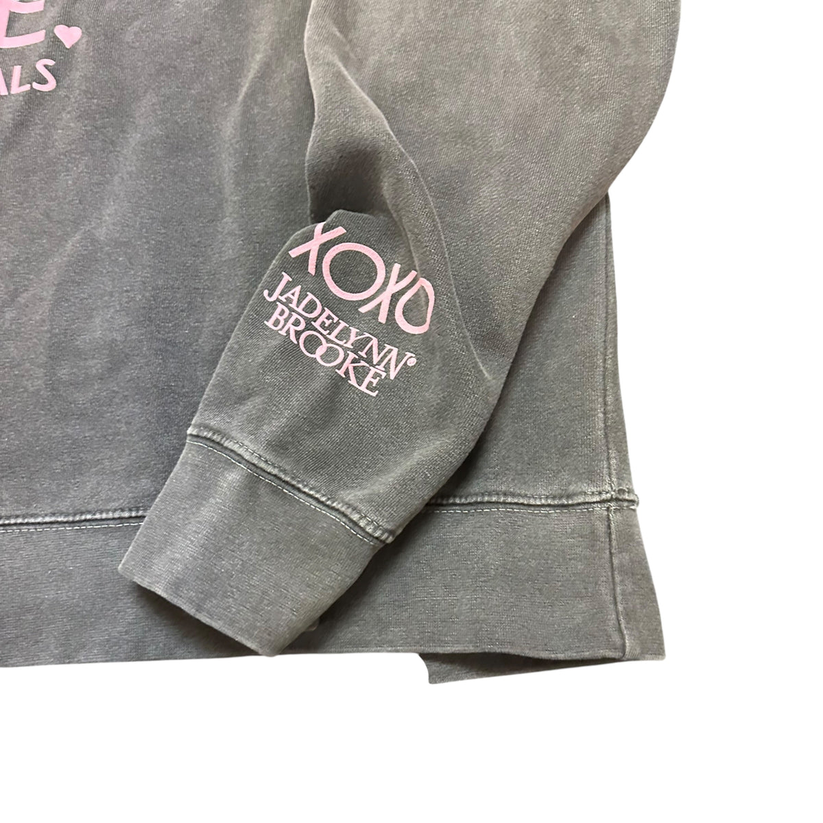 JADELYNN BROOKE GRAY GOSSIP GIRL SWEATSHIRT 100 LARGE