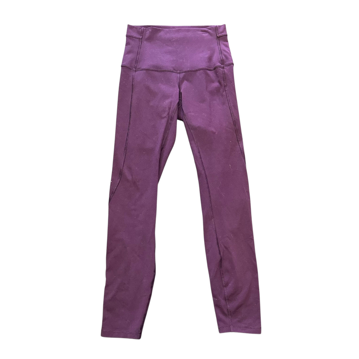 LULULEMON PURPLE ATHLETIC LEGGINGS 100 SZ 4