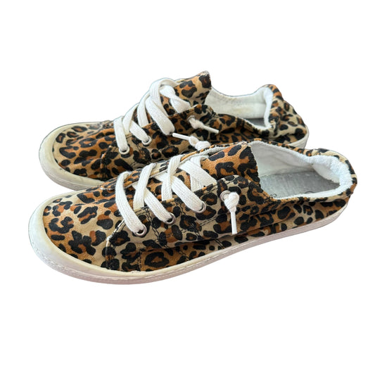 FOREVER - ANIMAL PRINT SNEAKERS sz 10