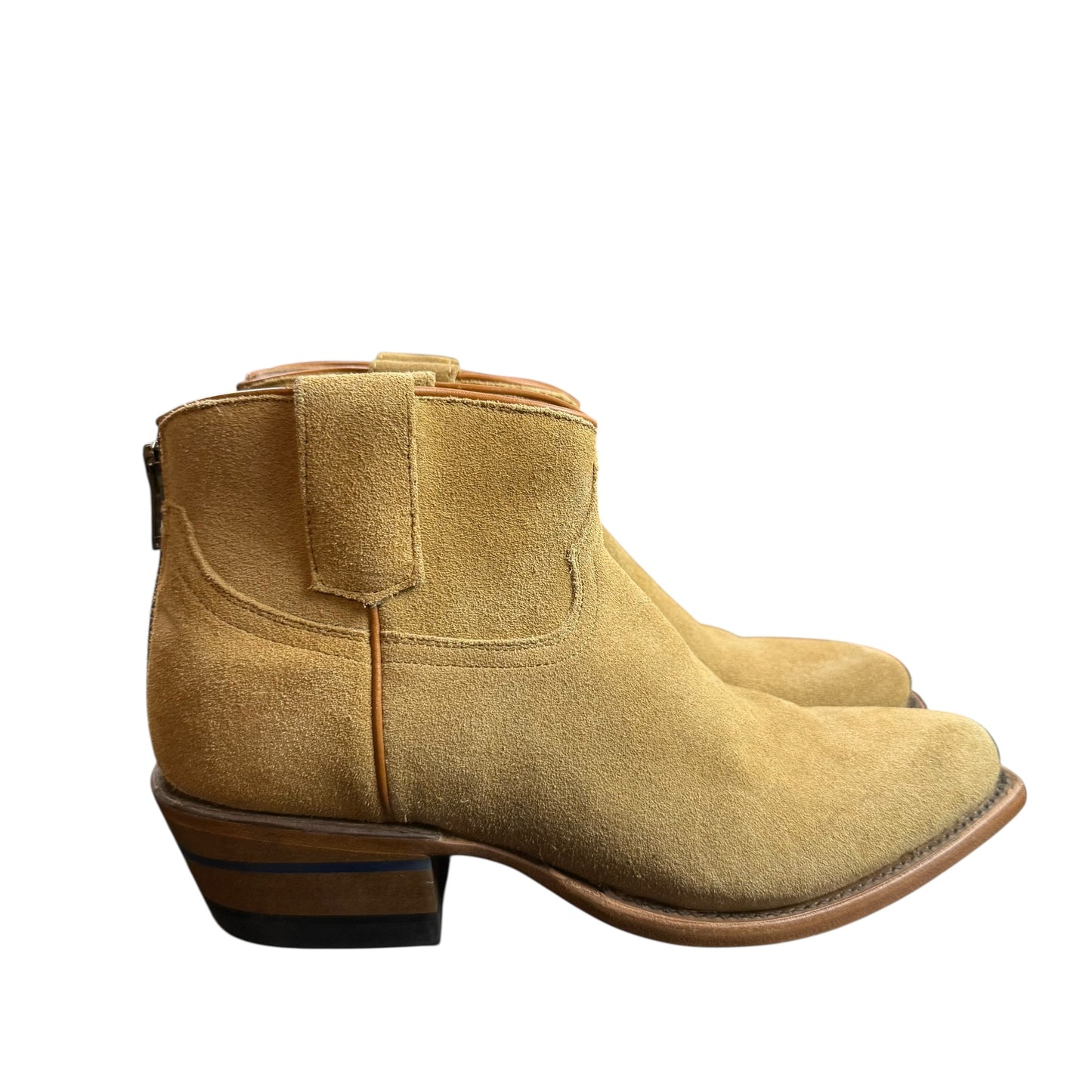 ALVIES THE STASSNEY SUEDE LEATHER BOOTS 249 SZ 6B
