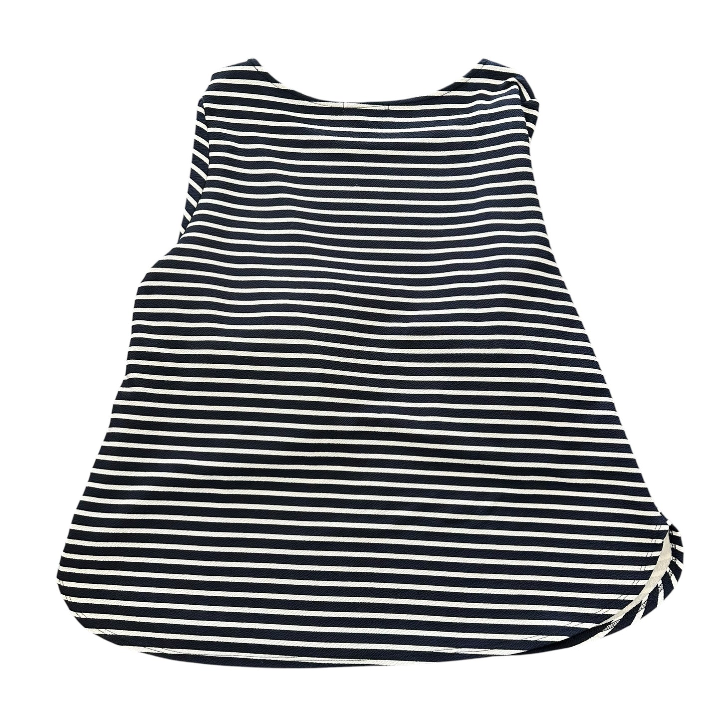 GREEN ENVELOPE STRIPED NAVY WHITE BELL SLEEVE BLOUSE 270 2XL