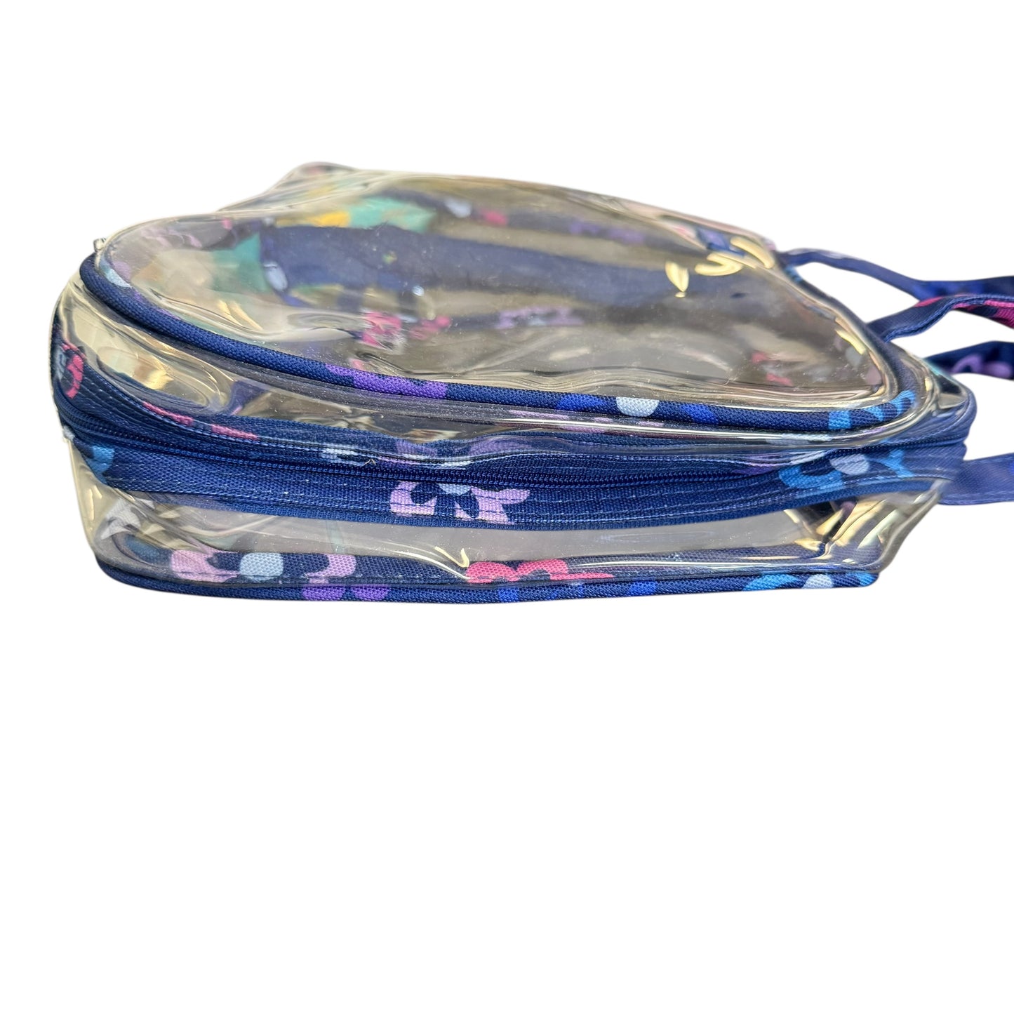 VERA BRADLEY CLEAR COSMETIC CASE TRAVEL BAG 258 OS