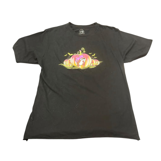BUCCEES BLACK HALLOWEEN TSHIRT 289 MEDIUM