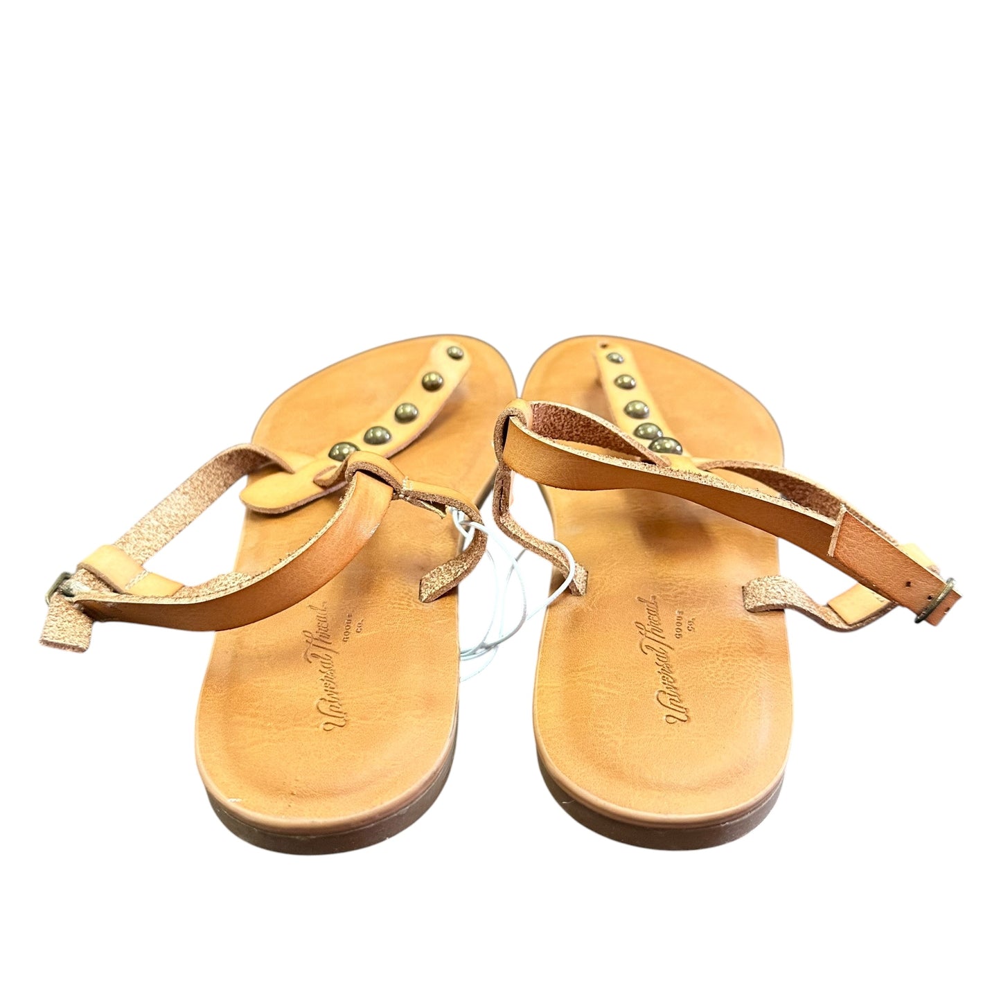 UNIVERSAL THREADS BROWN STUDDED SANDALS NWT 100 SZ 6.5