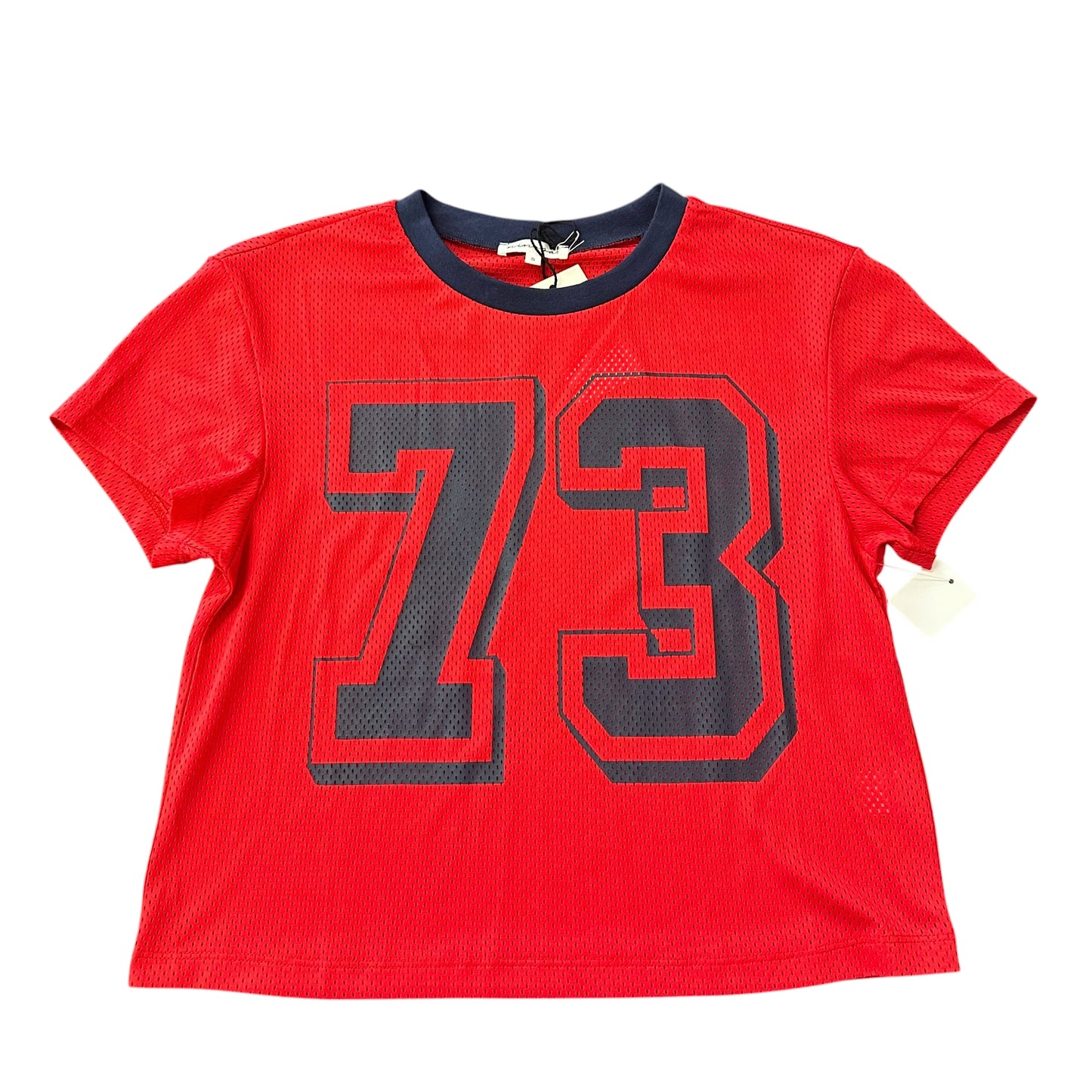 MIMOSA RED NAVY JERSEY SHIRT NWT 122 SMALL