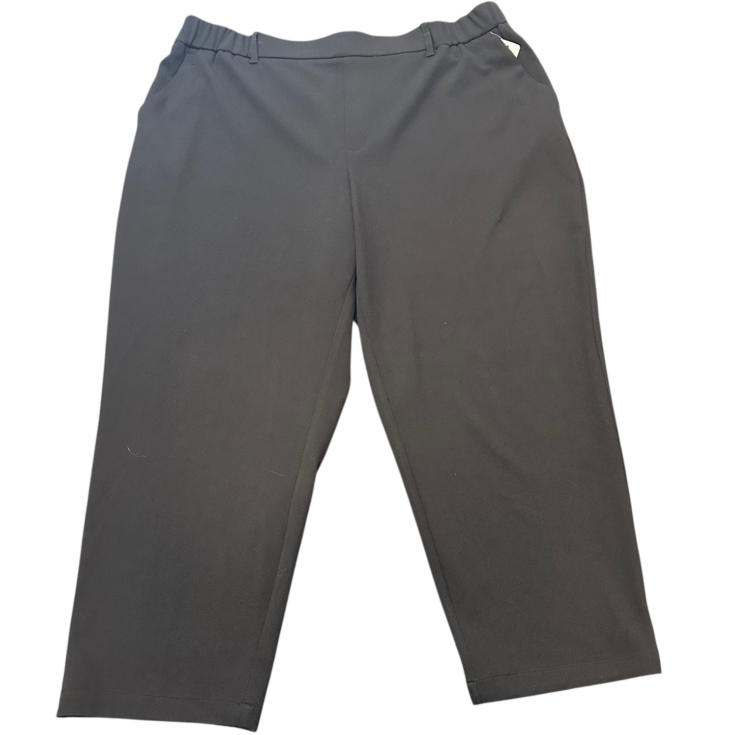 NINE WEST BLACK PULL ON TROUSERS 285 2X