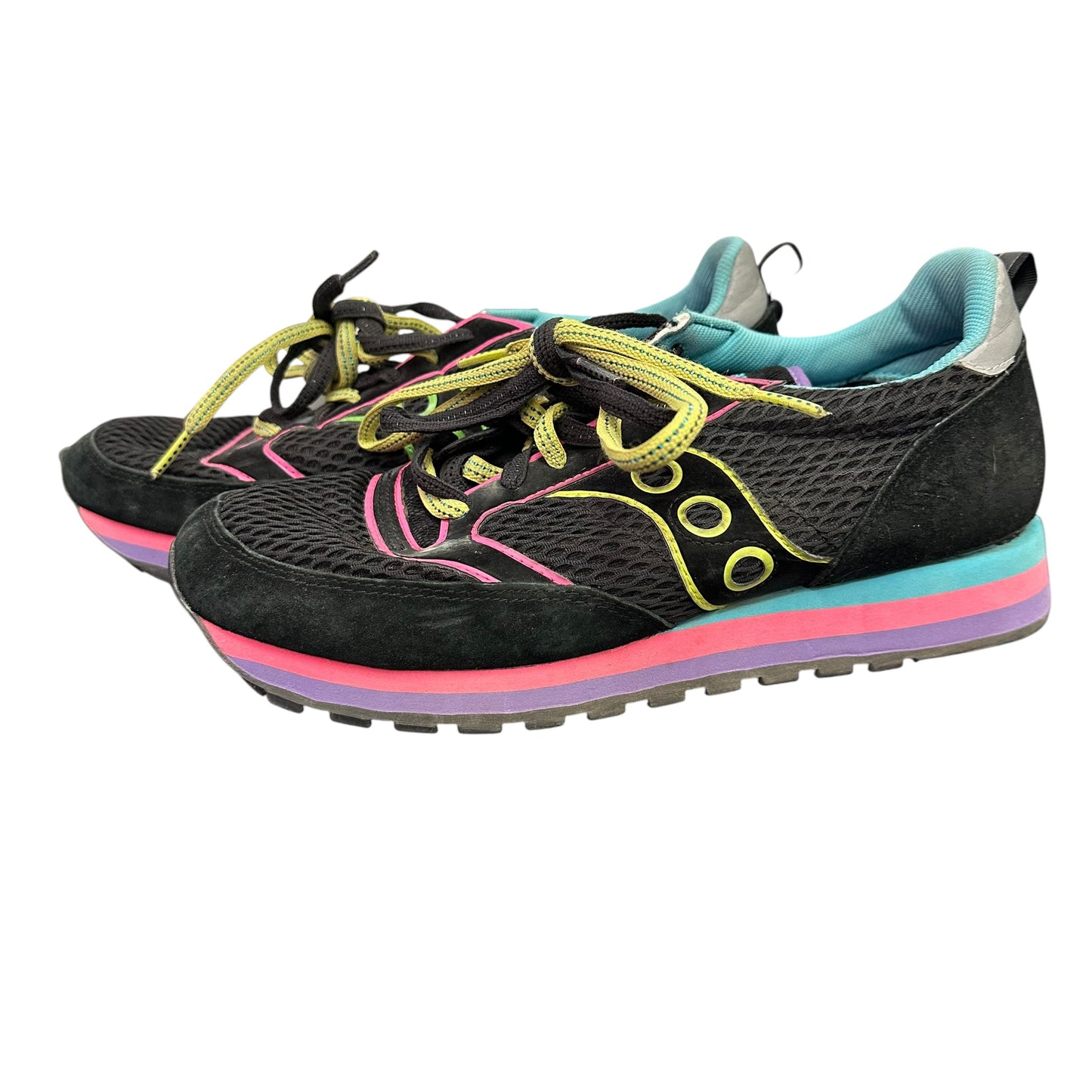 SAUCONY BLACK RETRO SNEAKERS 56 SZ 11