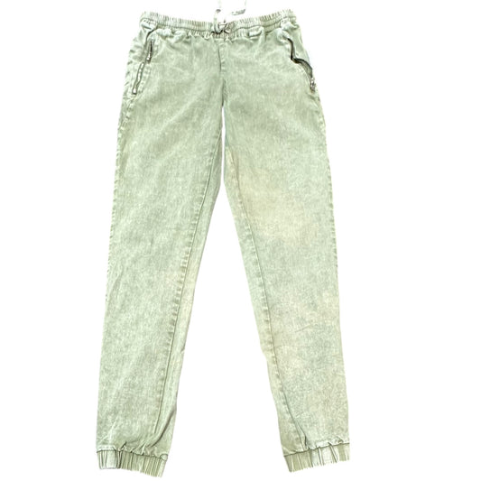 MUSTARD SEED GREEN STONE WASHED PANTS 239 SMALL