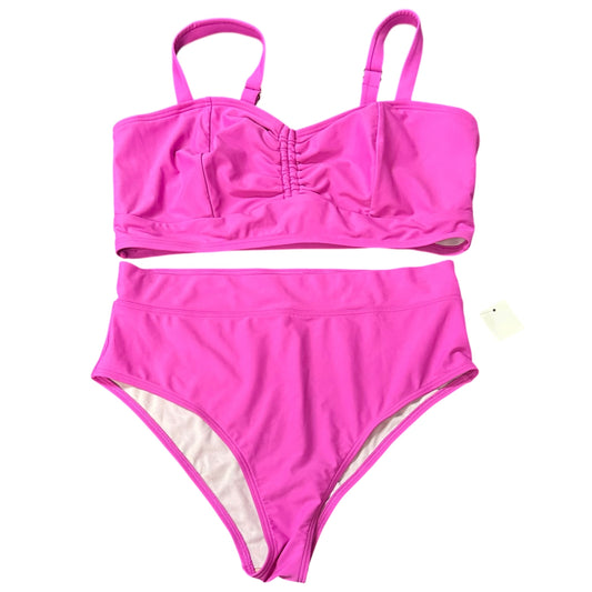 PINK TWO PC SWIMSUIT BIKINI 279 XL/1X