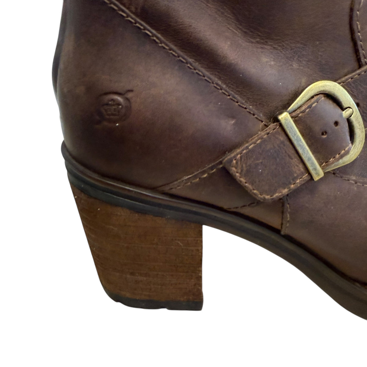 BORN BROWN LEATHER RIDING BOOTS NEW 251 SZ 8