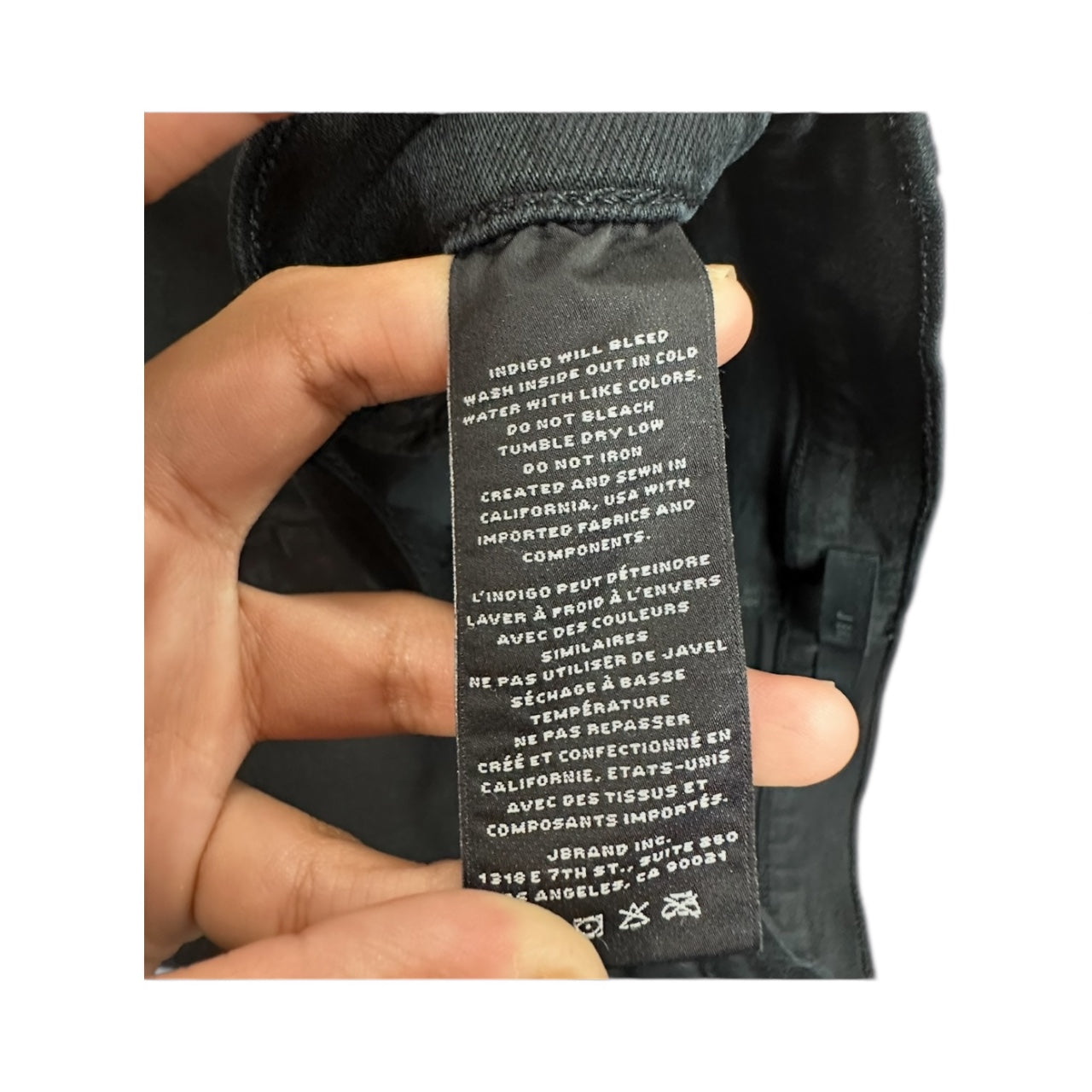 J BRAND BLACK SKINNY MARIA PANTS 38 SZ 6/28