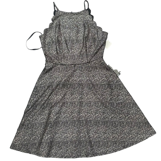 IZ BYER BLACK GOLD FIT FLARE DRESS NWT 143 SZ 3