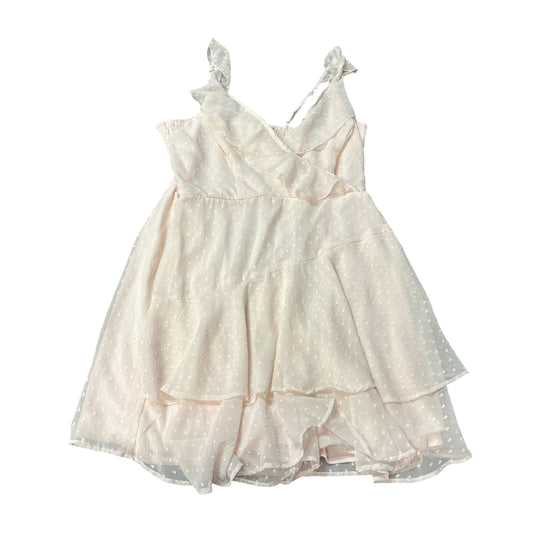 SINCERELY JULES LIGHT PASTEL PINK ROMPER CHIFFON NWT 100 XL