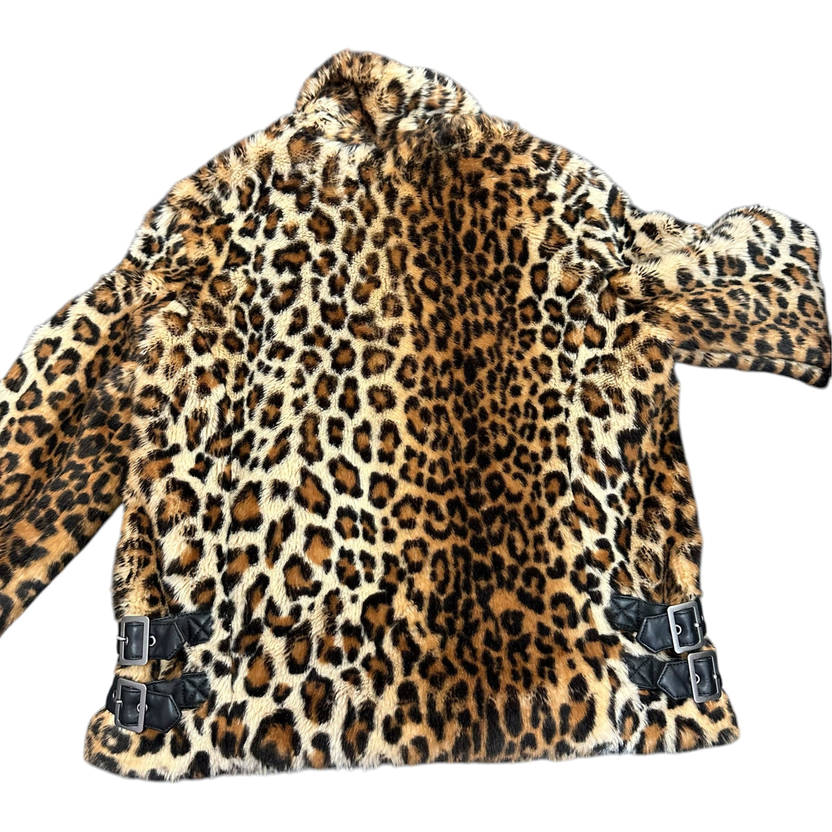 REBECCA MINKOFF ANIMAL FAUX FUR JACKET 289 SMALL
