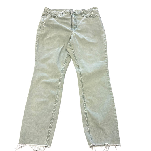 LC LAUREN CONRAD SKINNY ANKLE GREEN JEANS 8 SZ 14