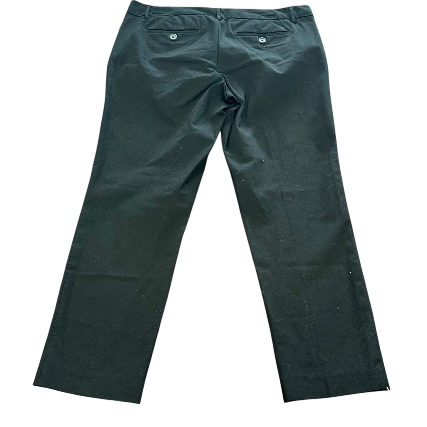 JCP BLACK ANKLE SLACKS 175 NWT SZ 12