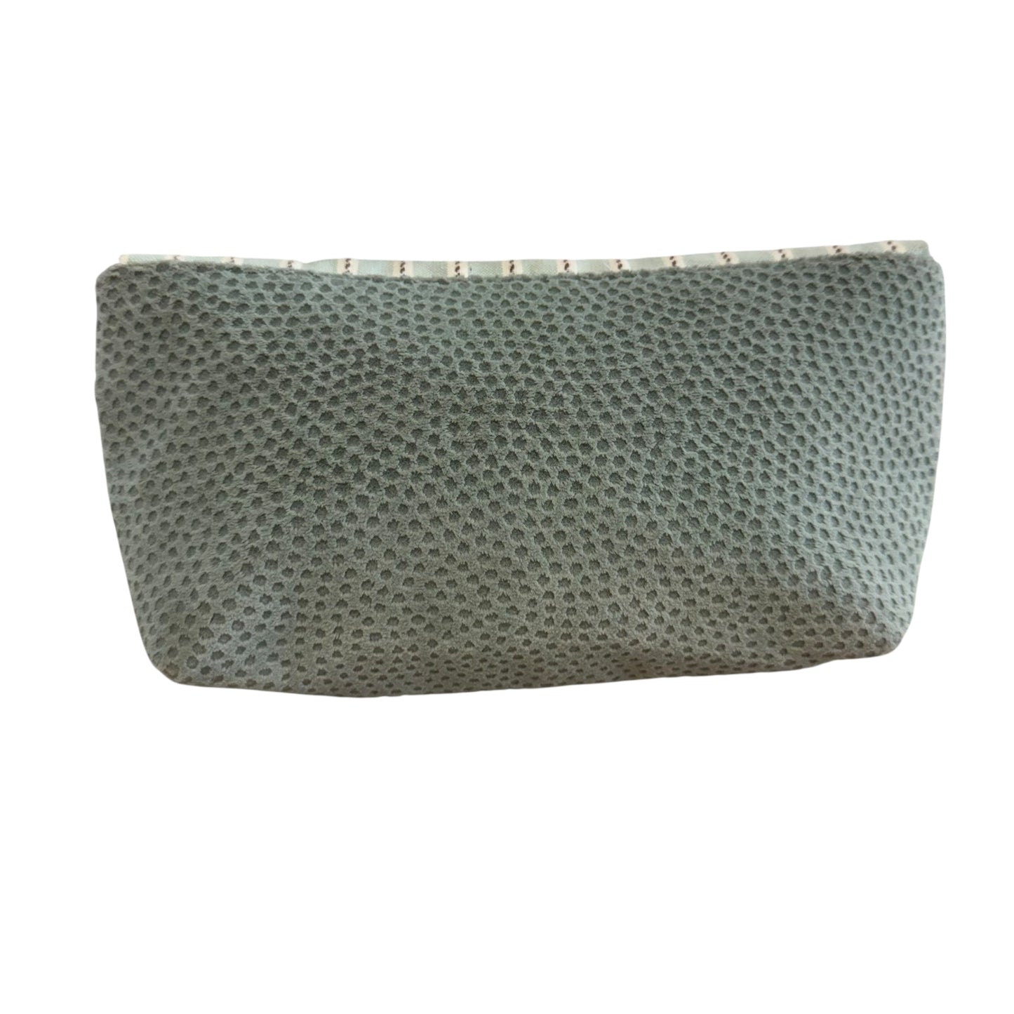 BAGOLITAS NWT FAUX SUEDE BLUE MAKE UP BAG 100