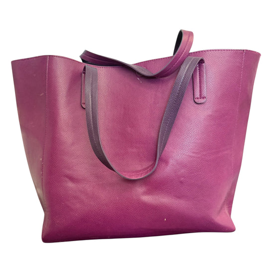 PURPLE EXTRA LARGE SHOULDER TOTE SOME WEAR REVERSIBLE OS **