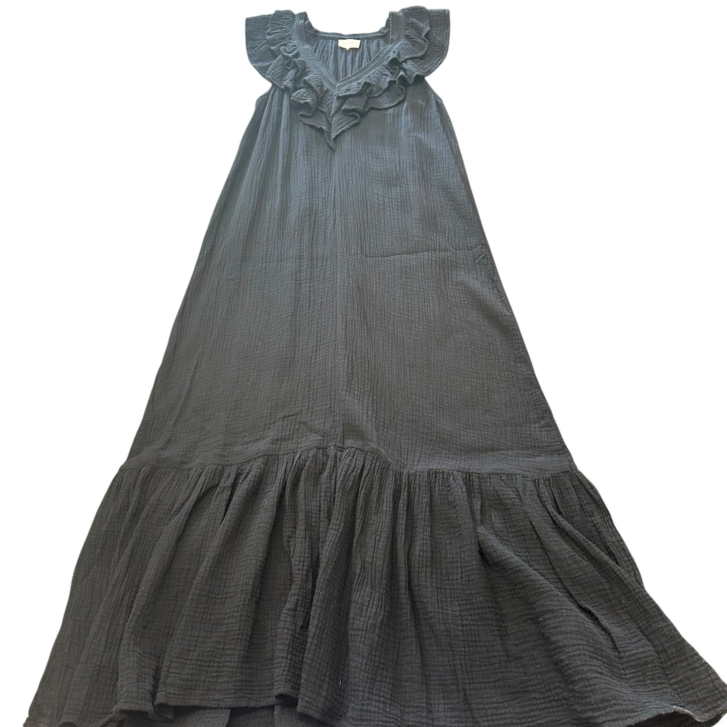 ANTHROPOLOGIE SUNDAYS NAVY GAUZE DRESS 249 SMALL