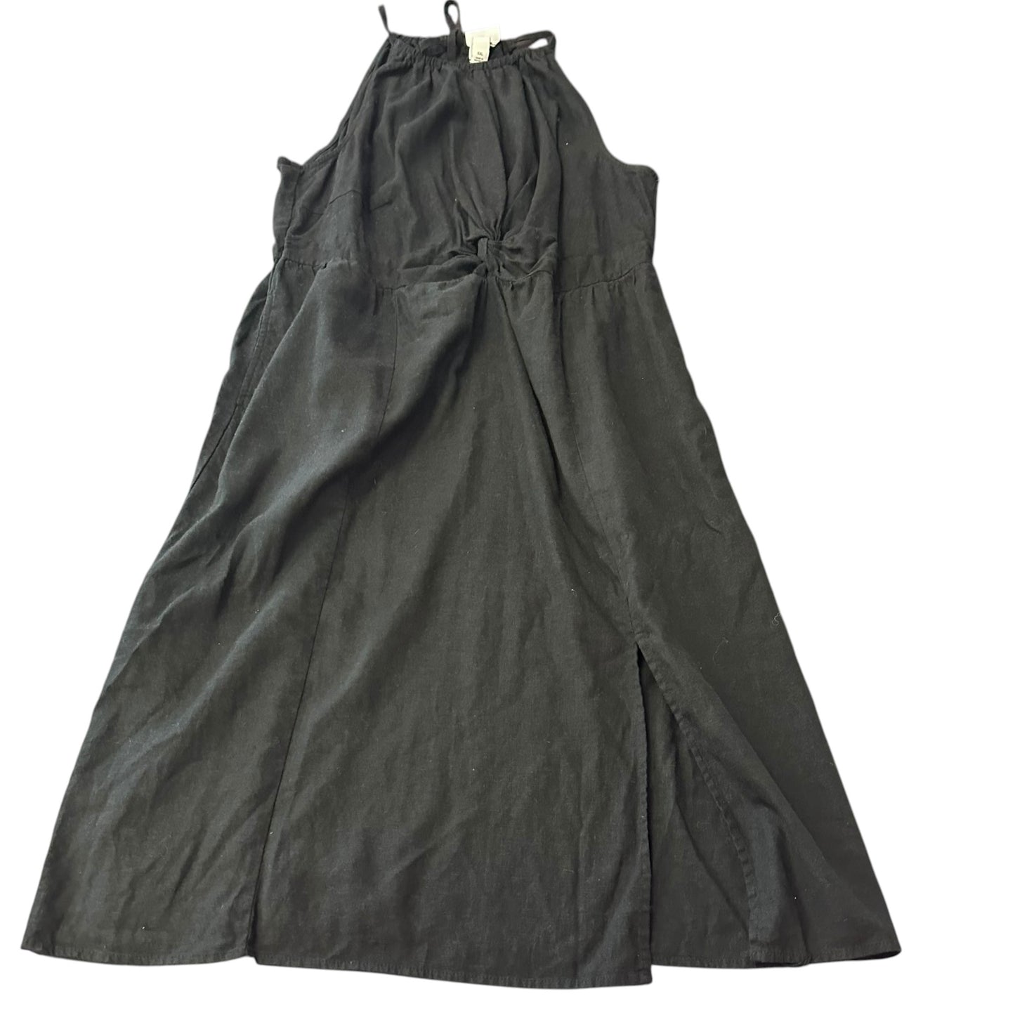 AVA & VIV BLACK MIDI SLEEVELESS DRESS 100 XXL