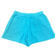 LOU & GREY TEAL SHORTS 26 NWT MEDIUM