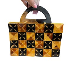 MAD BAG - MOTHER OF PEARL & NATURAL HORN 7