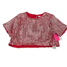 BUDDY LOVE RED SEQUINS SET NWT MEDIUM