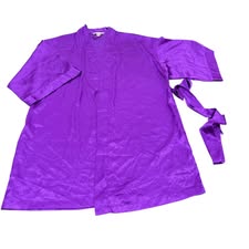 VICTORIA SECRET PURPLE SATIN ROBE 100 M/L