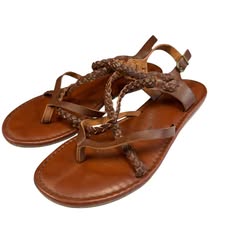 MIA BROWN SANDALS 158 Sz 8