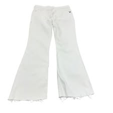 ANTHROPOLOGIE PILCRO WHITE JEANS 26 Sz 31 TALL
