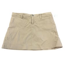 ATHLETA KHAKI SKORT 87 Sz 4 PETITE