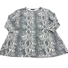 L&B SNAKESKIN TUNIC TOP 7 2X